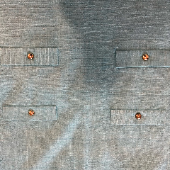 Leona Turquoise Dress Size 6 - Picture 5 of 5